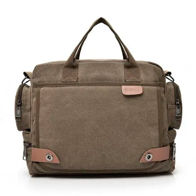 The Atlas — Canvas Men's Messenger Bag