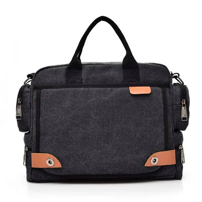 The Atlas — Canvas Men's Messenger Bag