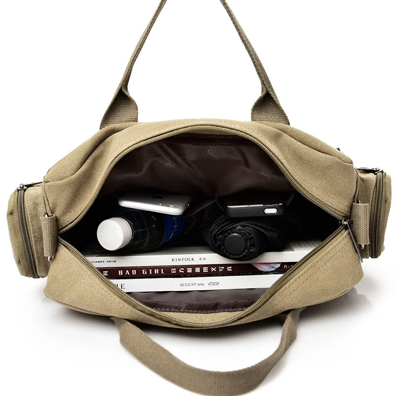 The Atlas — Canvas Men's Messenger Bag