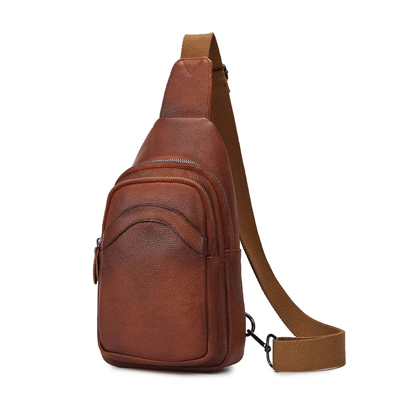 The Journey Sling — Leather Crossbody Bag