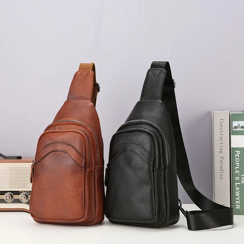 The Journey Sling — Leather Crossbody Bag